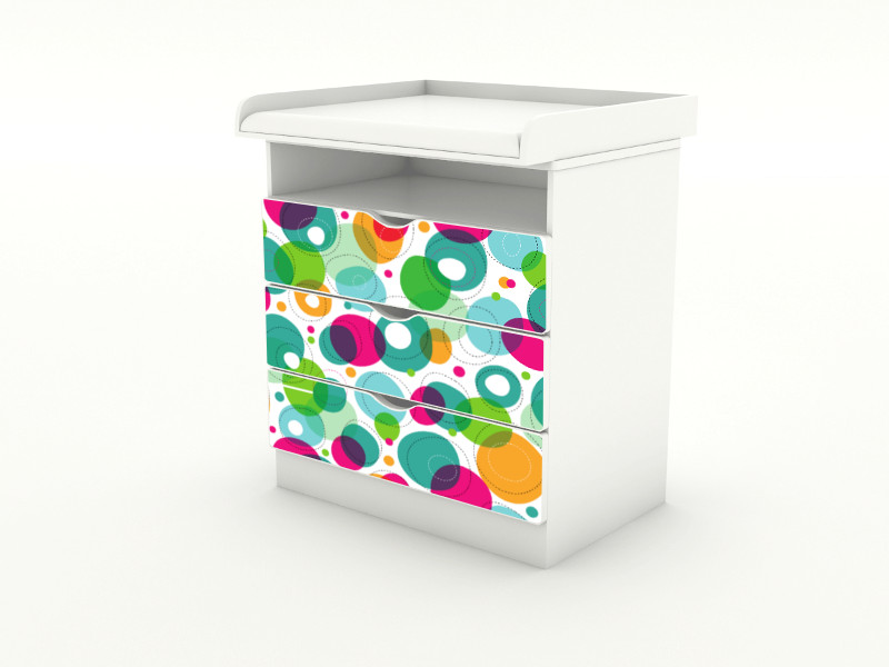 Becks komoda s odnímateľným prebaľovacím pultom Colour